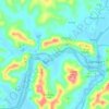 Bunyagan topographic map, elevation, terrain