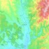 Freixianda topographic map, elevation, terrain