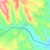 Azangaro topographic map, elevation, terrain