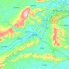 Cili topographic map, elevation, terrain
