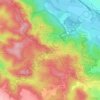 Michal topographic map, elevation, terrain