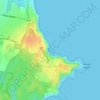 Cabbage Tree Harbour topographic map, elevation, terrain