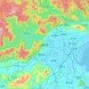Putian topographic map, elevation, terrain