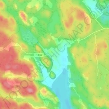 Tyllinge topographic map, elevation, terrain