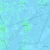 Bedum topographic map, elevation, terrain