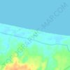 Paup topographic map, elevation, terrain