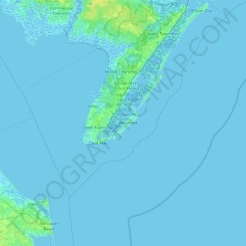 Ephraim Island topographic map, elevation, terrain