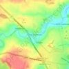 Great Casterton topographic map, elevation, terrain