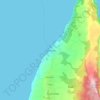 ʻOhonua topographic map, elevation, terrain