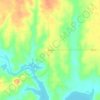 Enville topographic map, elevation, terrain