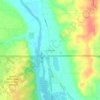 Grand Valley topographic map, elevation, terrain