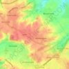 Douvergenhout topographic map, elevation, terrain