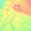 Campo topographic map, elevation, terrain