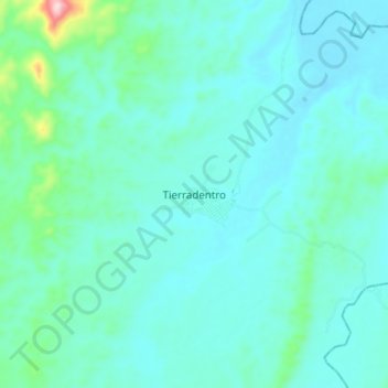 Tierradentro topographic map, elevation, terrain