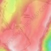 Plateau d'Ambel topographic map, elevation, terrain