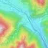 Pfulters topographic map, elevation, terrain