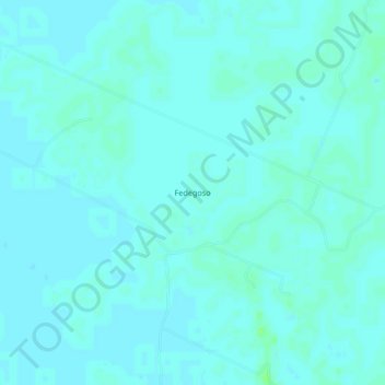 Fedegoso topographic map, elevation, terrain