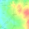 Chapada Grande topographic map, elevation, terrain
