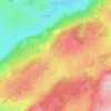 Les Fournets topographic map, elevation, terrain