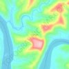 Sede Capela topographic map, elevation, terrain