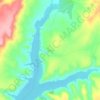 Sarısu topographic map, elevation, terrain