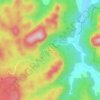 Growee Gulf topographic map, elevation, terrain