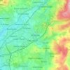 Milnrow topographic map, elevation, terrain