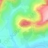 Le Petit Mont d'Amance topographic map, elevation, terrain