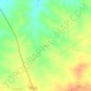 oddi topographic map, elevation, terrain