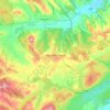 Vilar dos Prazeres topographic map, elevation, terrain