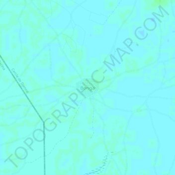 Bonga topographic map, elevation, terrain
