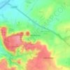 Montacute topographic map, elevation, terrain