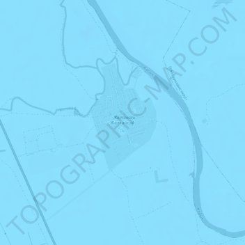Жалгансай topographic map, elevation, terrain