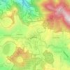Dieng Kulon topographic map, elevation, terrain