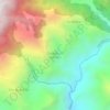 Cuchilla del Carmen topographic map, elevation, terrain