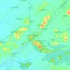 Sapotra topographic map, elevation, terrain