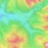 Frëina topographic map, elevation, terrain