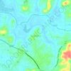 Puracherry topographic map, elevation, terrain