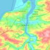 Bideford topographic map, elevation, terrain