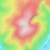 Black Combe topographic map, elevation, terrain