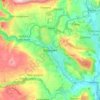 Bakewell topographic map, elevation, terrain