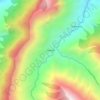Pueblito topographic map, elevation, terrain