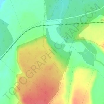 Trabancos topographic map, elevation, terrain