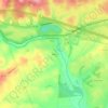 Milton topographic map, elevation, terrain