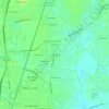 Canterbury topographic map, elevation, terrain