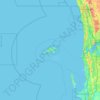 Rottnest Island topographic map, elevation, terrain