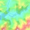 Juntas topographic map, elevation, terrain