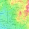 Chadderton topographic map, elevation, terrain
