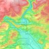 Mettlach topographic map, elevation, terrain