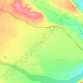 Ipi topographic map, elevation, terrain